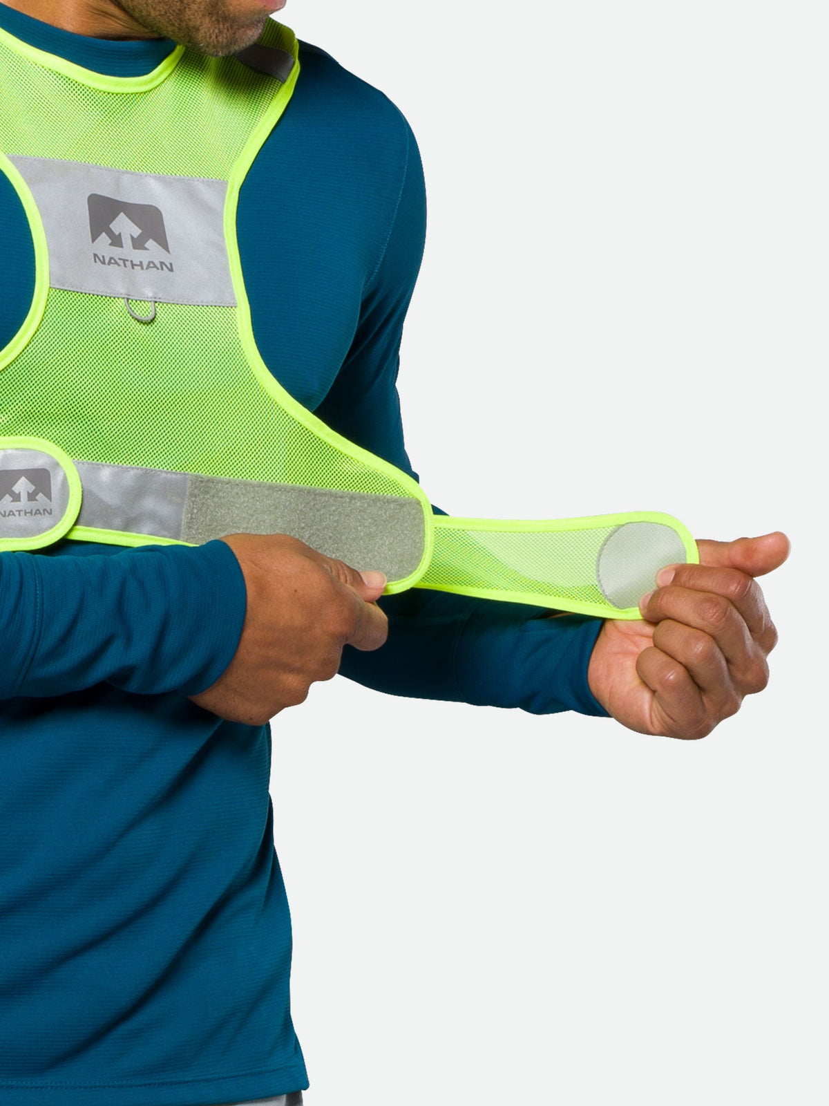 Nathan Streak Reflective Vest Safety Yellow