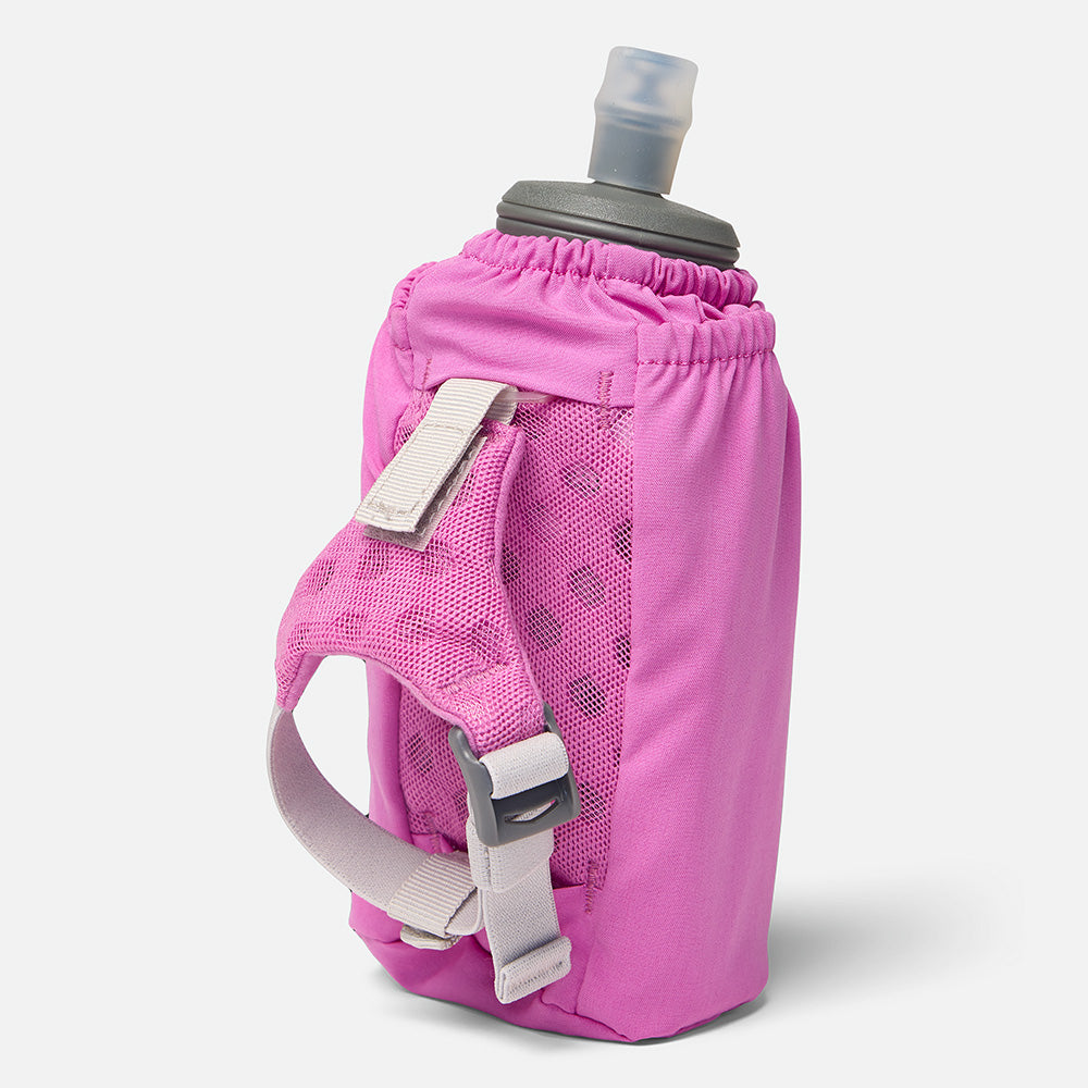 Nathan Pinnacle Soft Flask Handheld 18oz Fuchsia/Reflective Silver