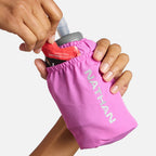 Nathan Pinnacle Soft Flask Handheld 18oz Fuchsia/Reflective Silver
