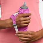 Nathan Pinnacle Soft Flask Handheld 18oz Fuchsia/Reflective Silver