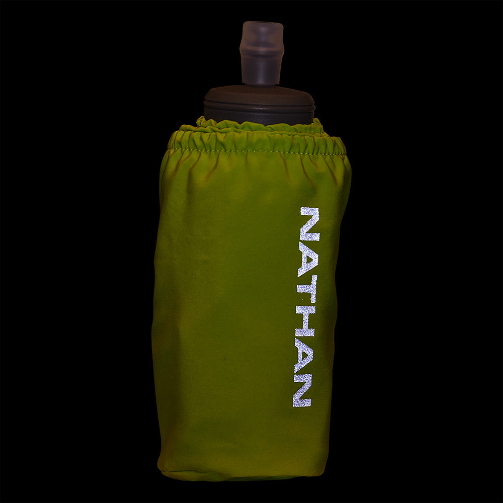 Nathan Pinnacle 18oz Soft Flask Finish Lime/Reflective Silver OSFM