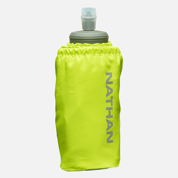 Nathan Pinnacle 18oz Soft Flask Finish Lime/Reflective Silver OSFM