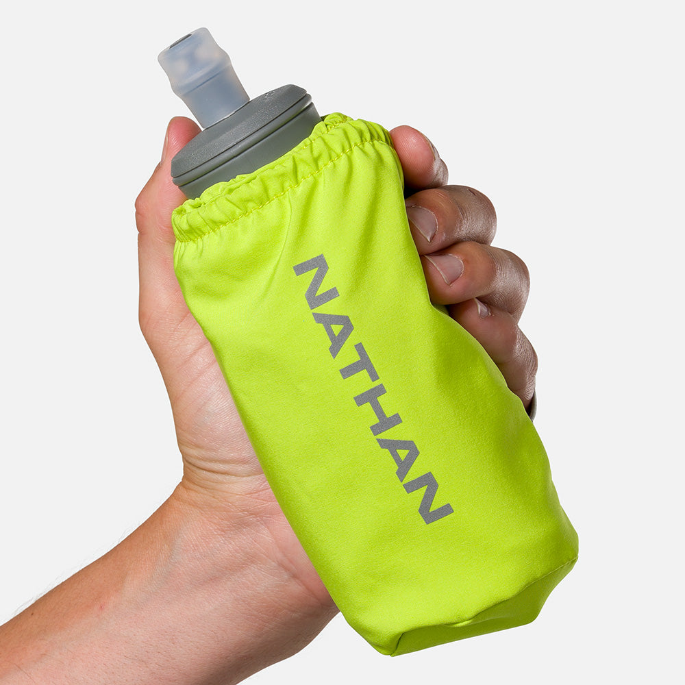 Nathan Pinnacle 18oz Soft Flask Finish Lime/Reflective Silver OSFM