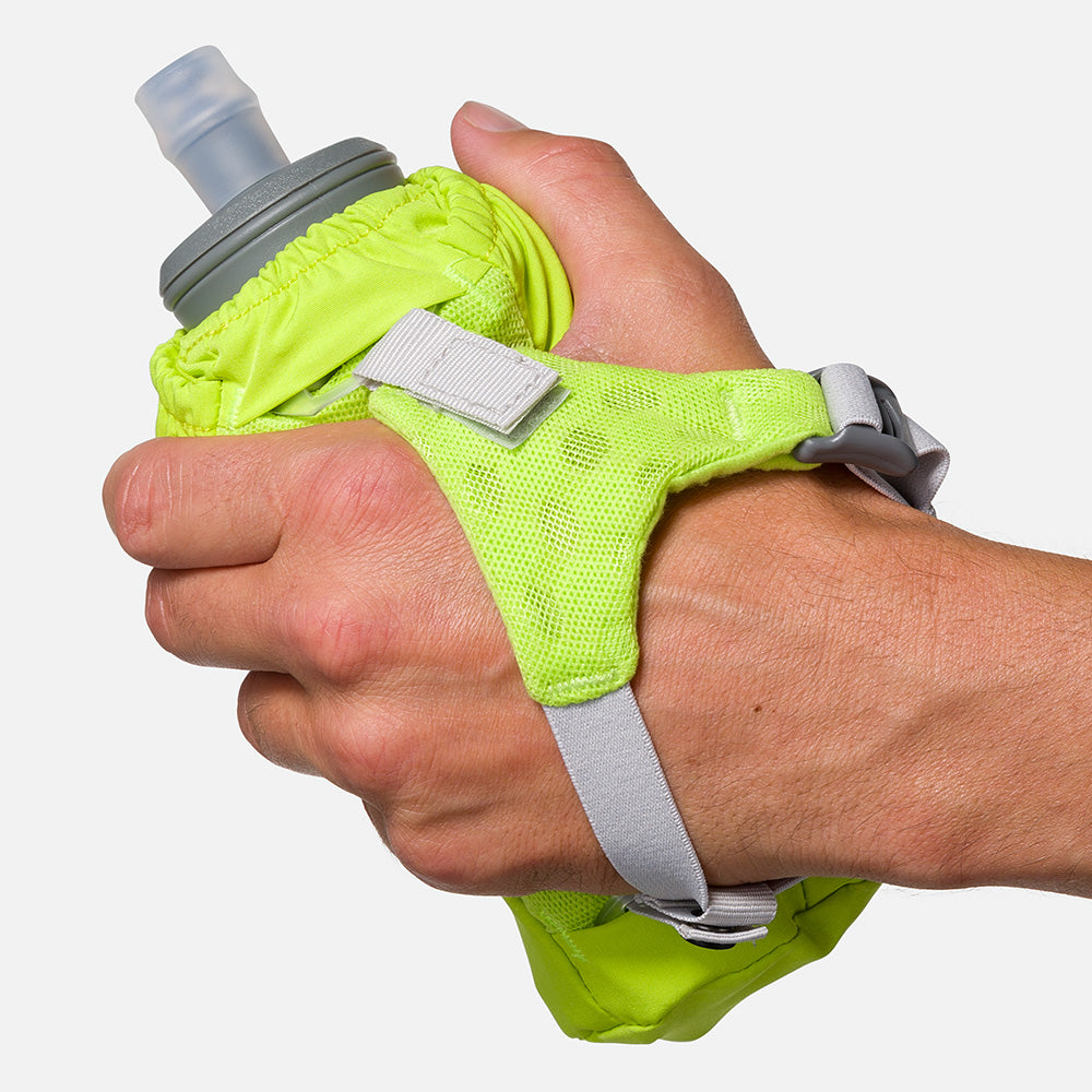 Nathan Pinnacle 18oz Soft Flask Finish Lime/Reflective Silver OSFM