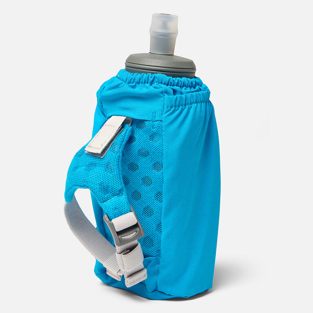 Nathan Pinnacle Soft Flask Handheld 18oz Electric Blue/Reflective Silver