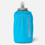 Nathan Pinnacle Soft Flask Handheld 18oz Electric Blue/Reflective Silver
