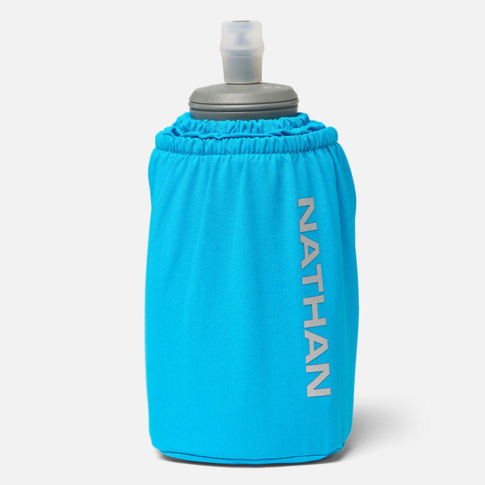 Nathan Pinnacle 18oz Soft Flask Electric Blue/Reflective Silver
