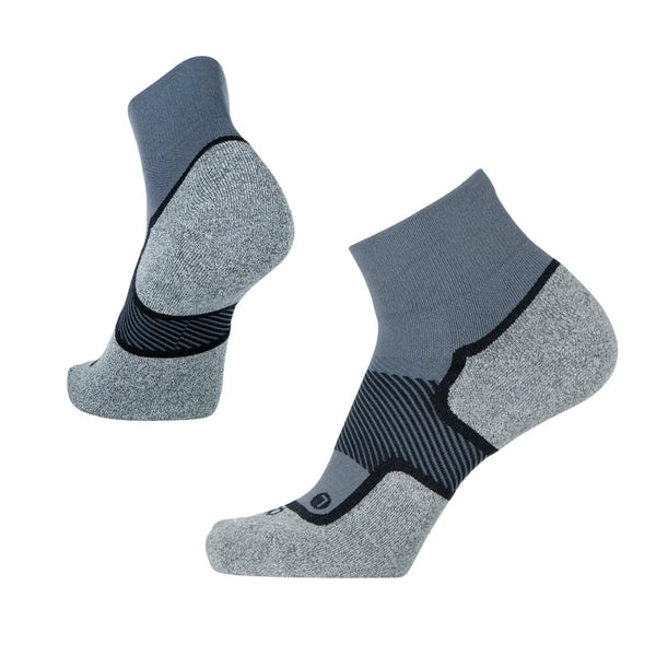 OS1st Wellness Performance Socks 1/4 Crew Grey
