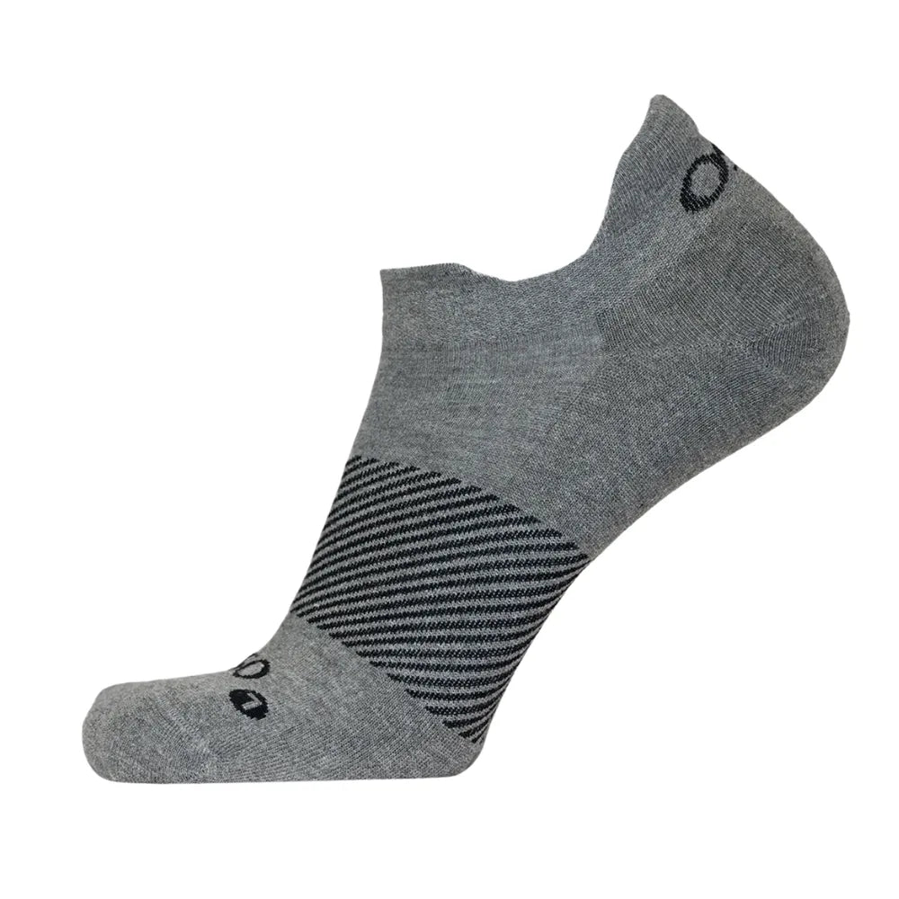 OS1st Wicked Comfort Socks No Show Charcoal