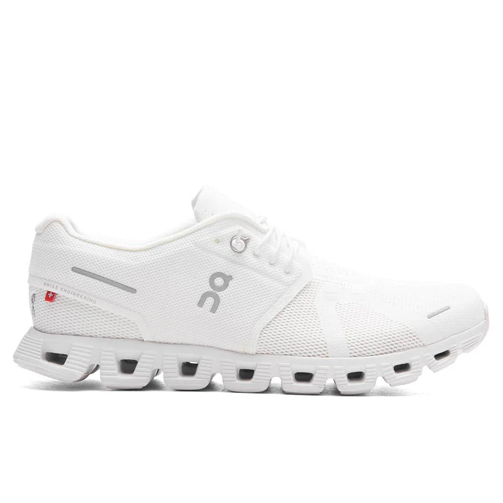 On Cloud 5 Mens Shoe- All White