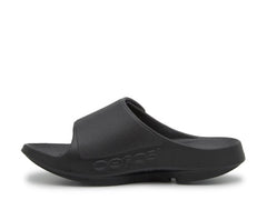 OOfos OOahh Sport Flex Slide - Black Matte