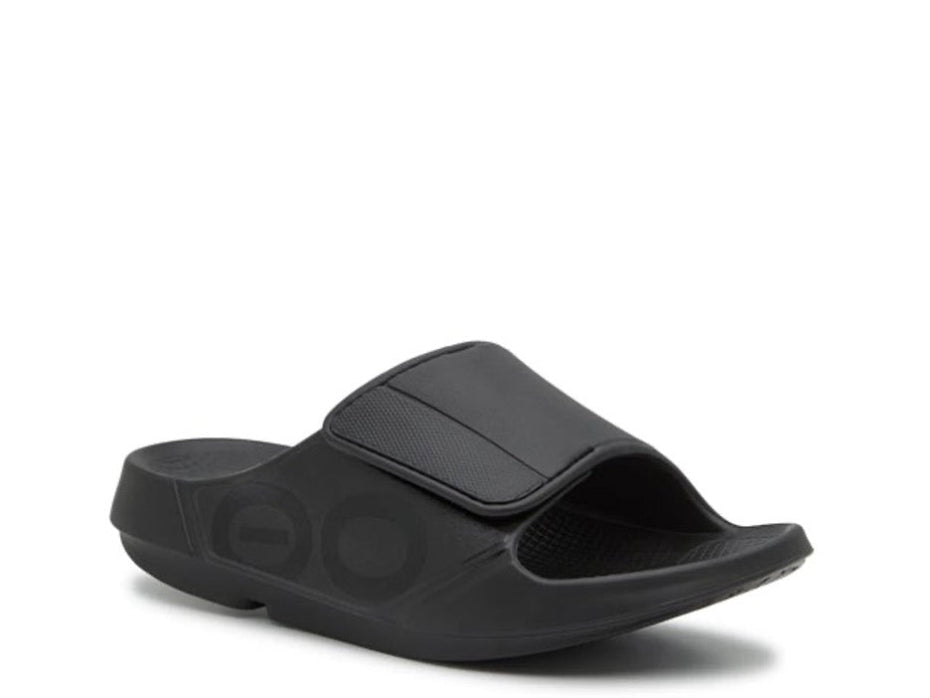 OOfos OOahh Sport Flex Slide - Black Matte