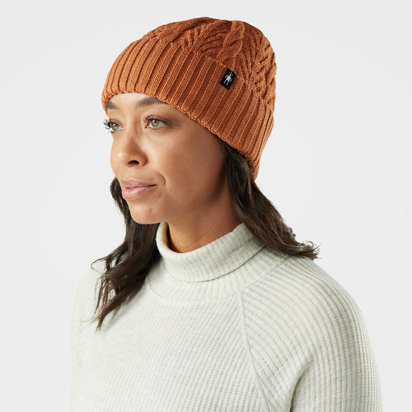 Smart Wool Cable Knit Beanie