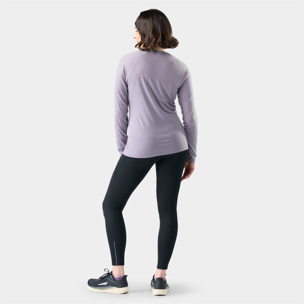 Smartwool Women's Classic All-Season Merino Base Layer Crew Purple Storm