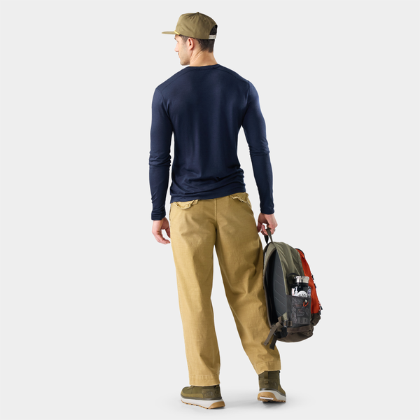 Smartwool Men's Classic All-Season Merino Base Layer Crew Deep Navy