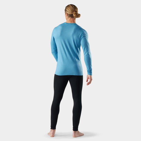Smartwool Men's Classic All-Season Merino Base Layer Crew Mineral Blue