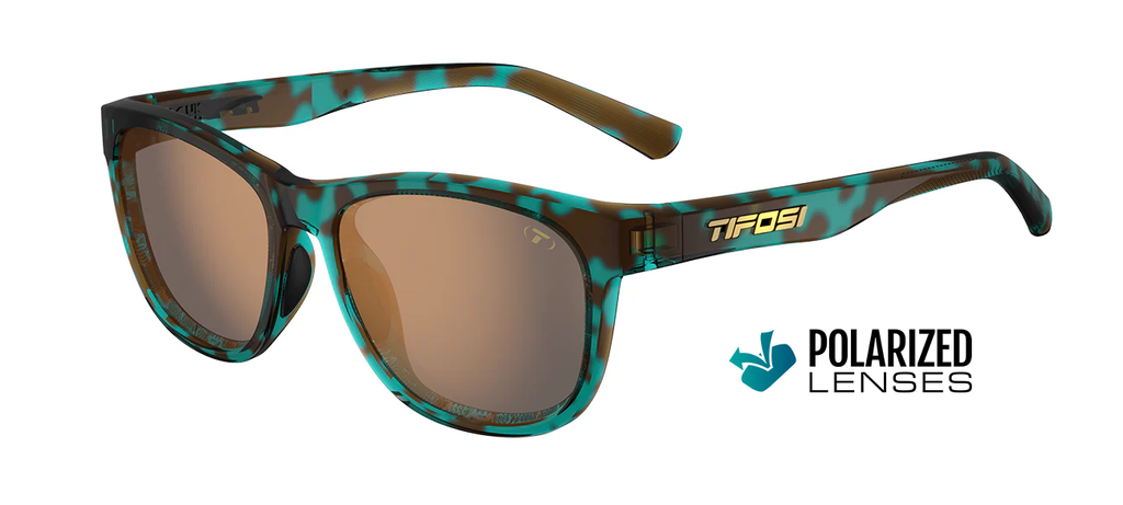 Tifosi Swank Blue Confetti - Polarized Brown Tint