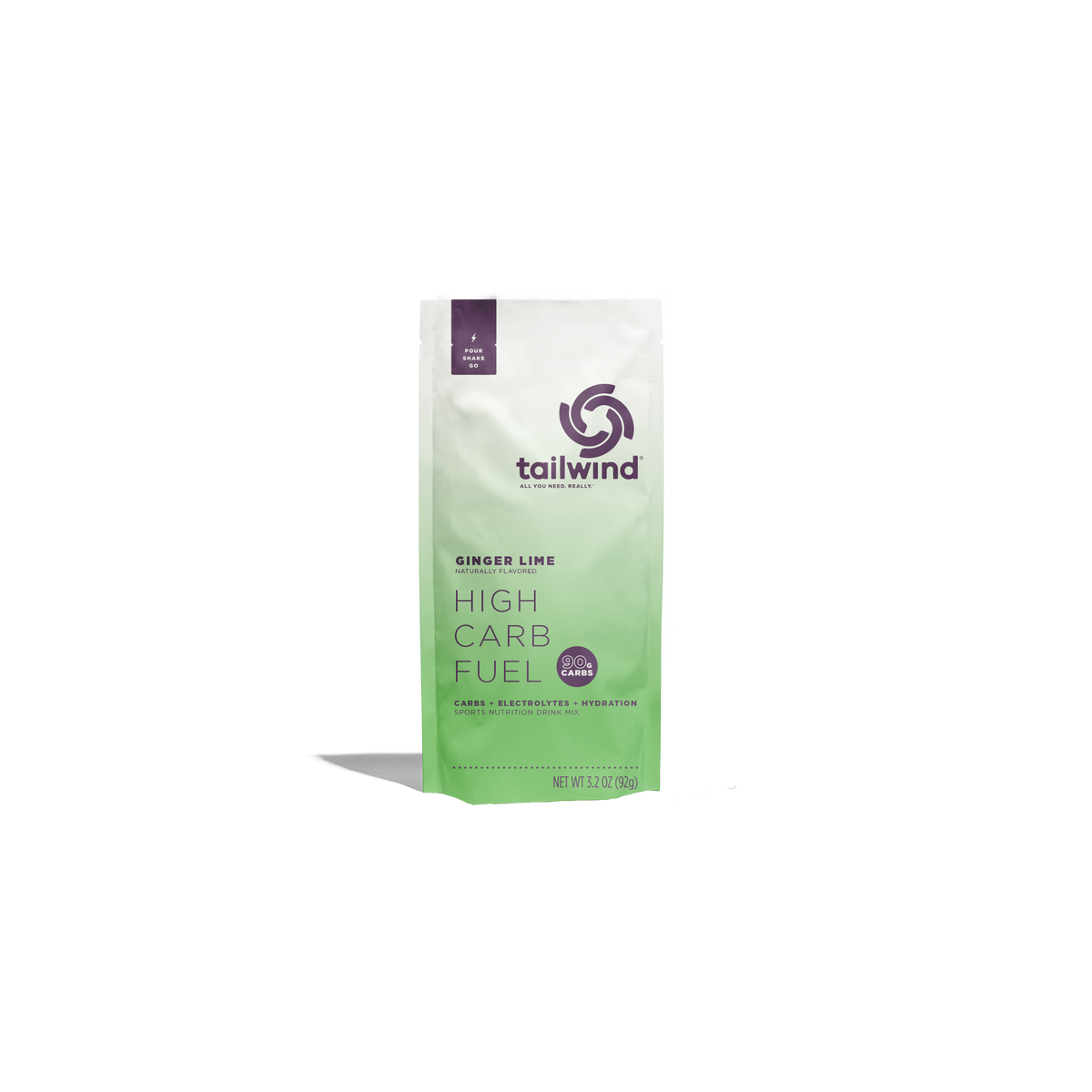 Tailwind High Carb Fuel Single Serving Ginger Lime