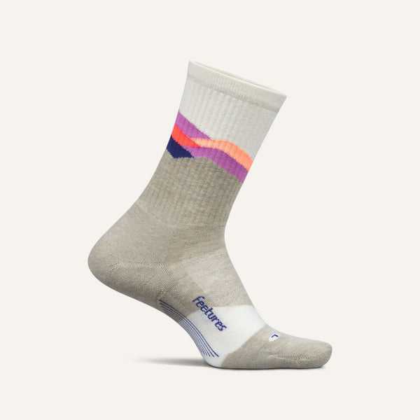 Feetures - Elite Trail Mini Crew Max Cushion - Mountain High Cream
