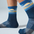 Feetures Trail Max Cushion Mini Crew Cloud Veil Navy