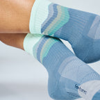 Feetures Trail Max Cushion Mini Crew Tectonic Blue
