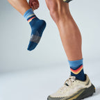 Feetures Trail Max Cushion Mini Crew Tectonic Navy