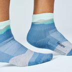 Feetures Trail Max Cushion Quarter Tectonic Blue