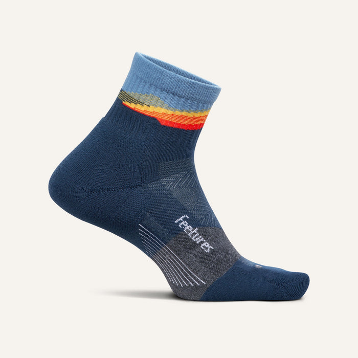 Feetures - Elite Trail Quarter Max Cushion - Tectonic Navy
