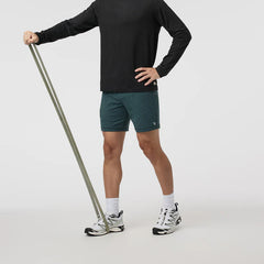 Men's - Vuori Ponto Performance Short 7" - Deep Sea Heather