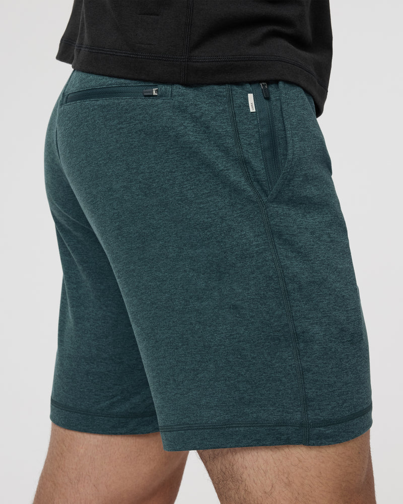 Men's - Vuori Ponto Performance Short 7" - Deep Sea Heather