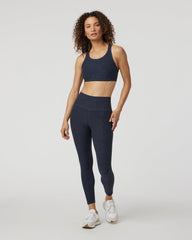 Women's - Vuori Elevation Racer Bra - Midnight Heather