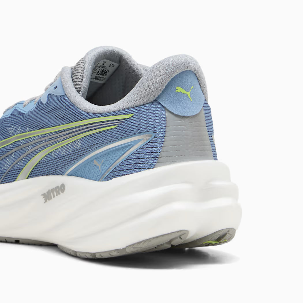 Men's - Puma Velocity Nitro 5 - Zen Blue/Sunny Lime