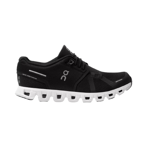 On Cloud 5 Womens Shoe- Black/White