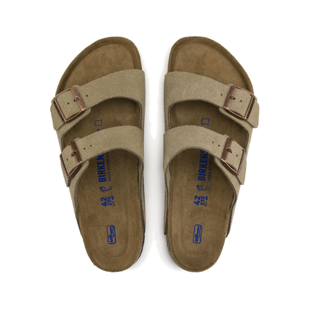 Birkenstock Arizona Soft Bed Taupe Suede running shoe