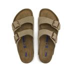 Birkenstock Arizona Soft Bed Taupe Suede running shoe