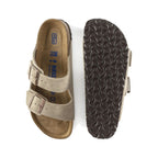 Birkenstock Arizona Soft Bed Taupe Suede running shoe