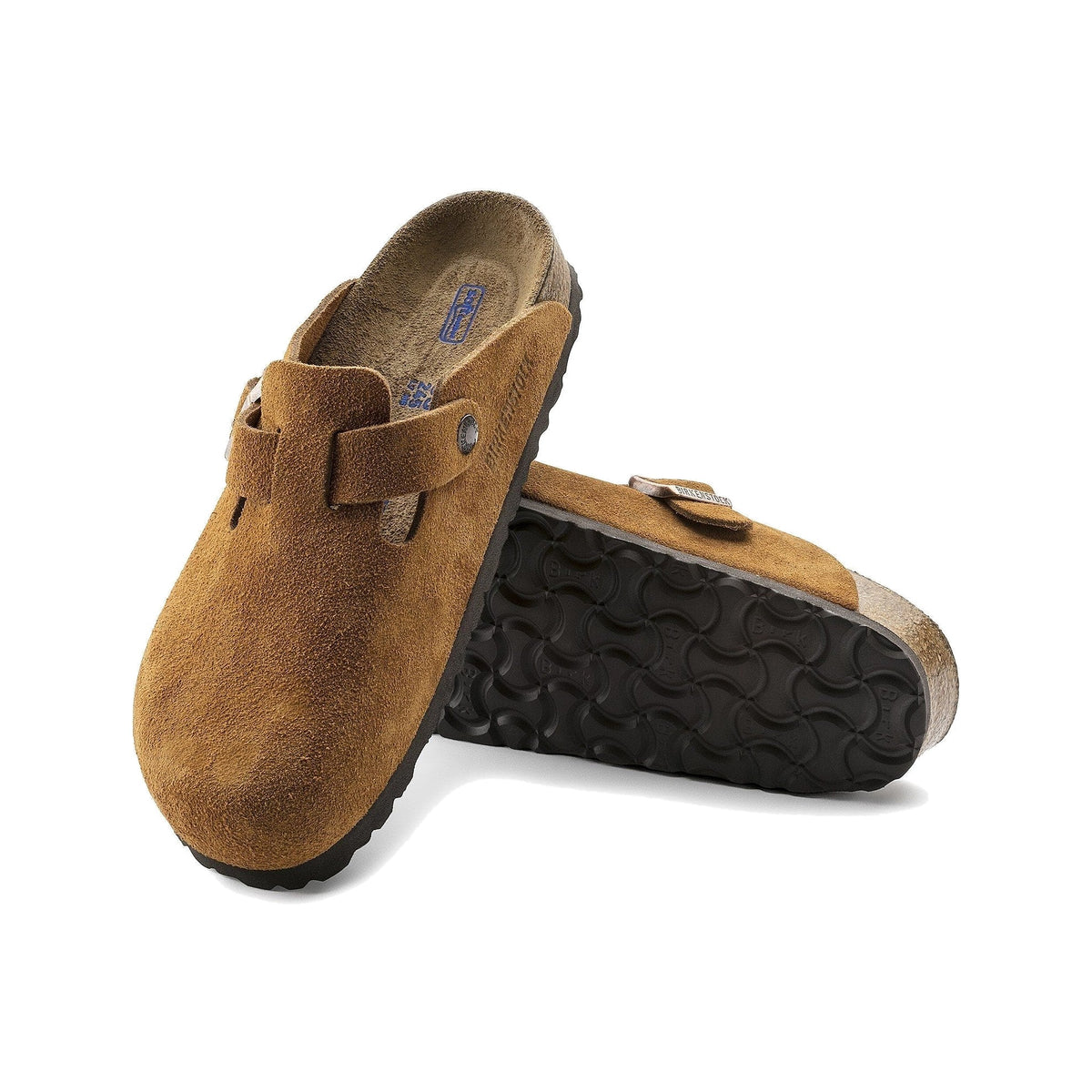 Birkenstock Boston Soft Bed Mocha Suede running shoe