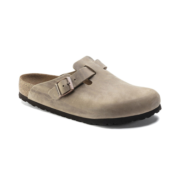 Birkenstock - Boston Soft Bed - Tobacco Brown Oiled Leather - Narrow Fit