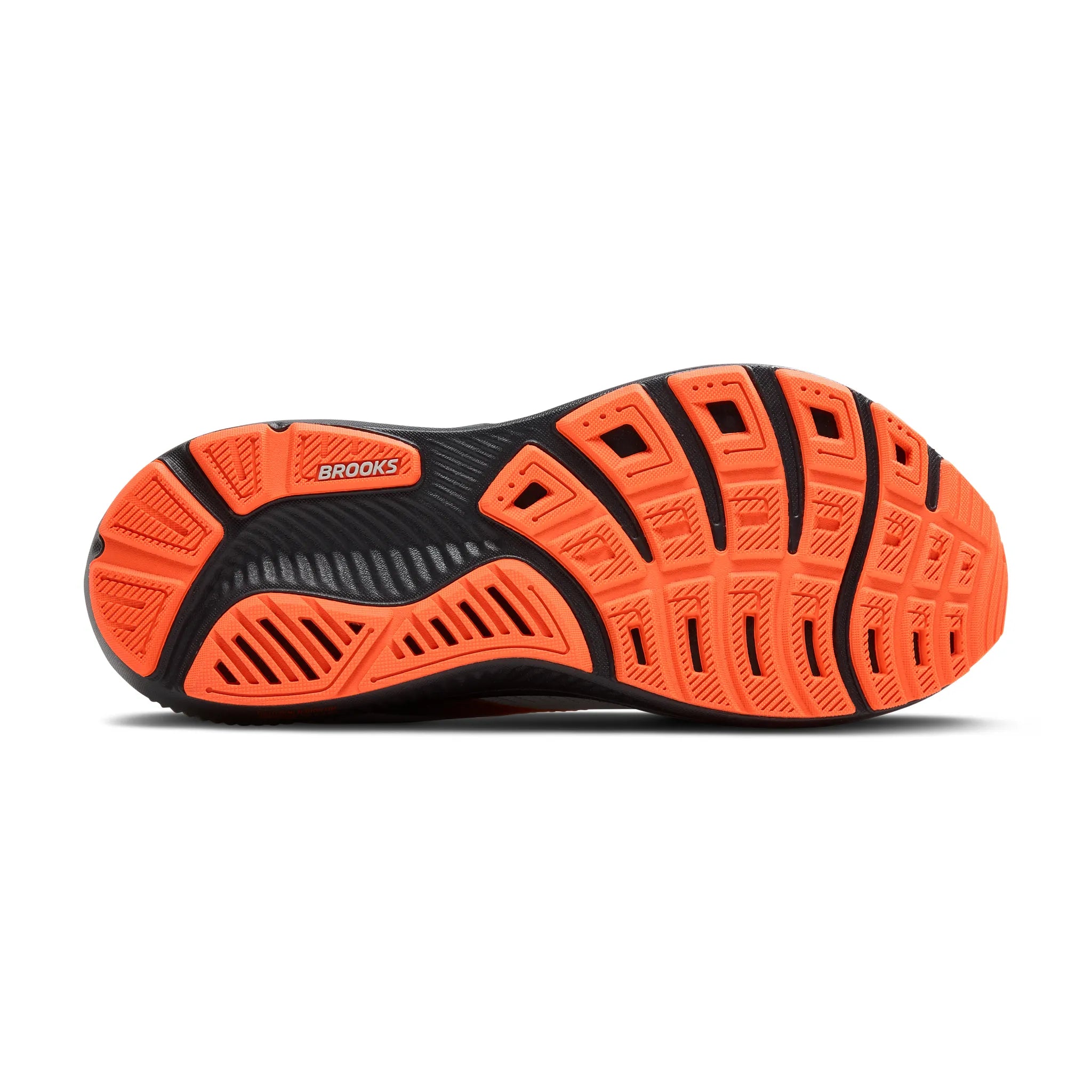 Men's - Brooks Ghost 17 - Oyster Mushroom/Orange/Ebony