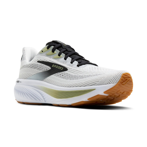 Men's - Brooks Ghost 17 - White/Black/Tea