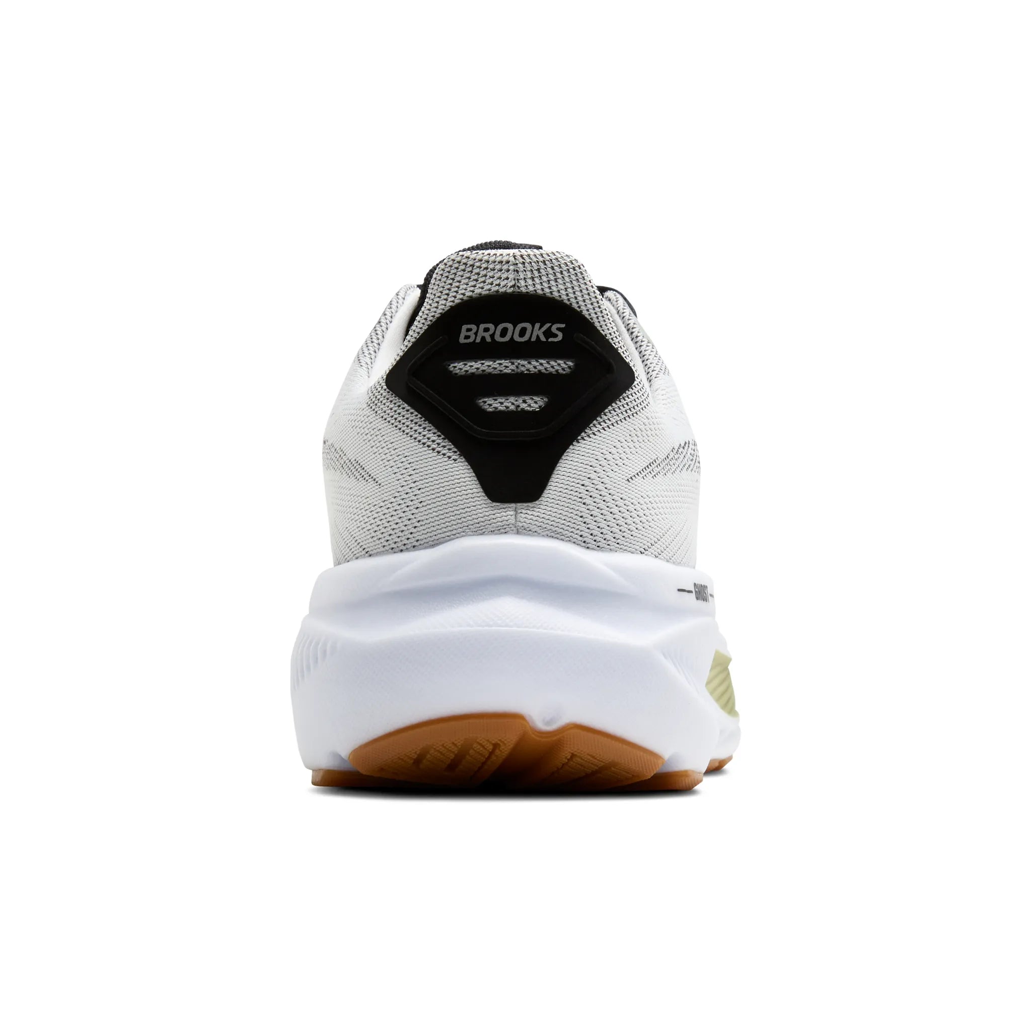 Men's - Brooks Ghost 17 - White/Black/Tea