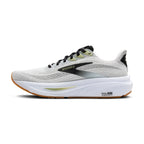 Men's - Brooks Ghost 17 - White/Black/Tea