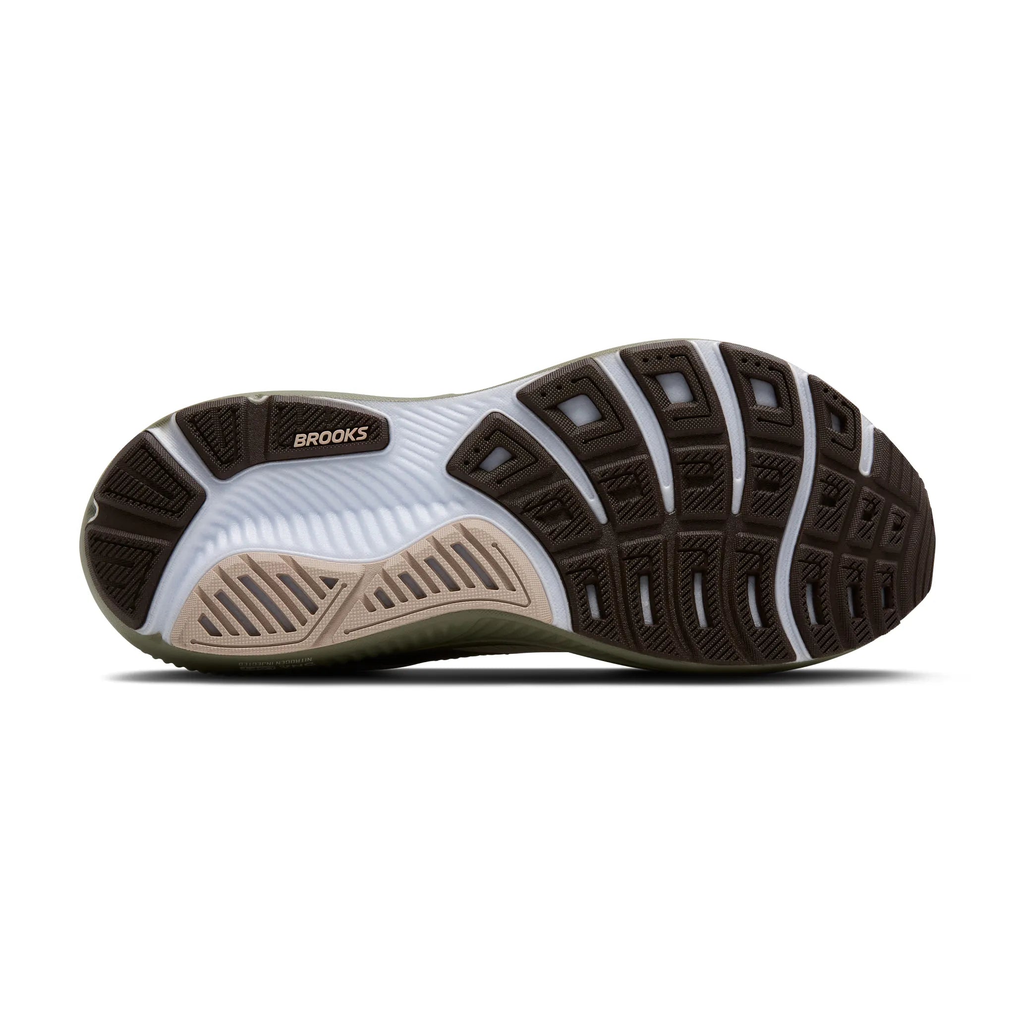 Men's - Brooks Ghost 17 - Chateau Gray/Brown/Olive