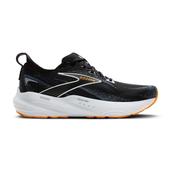 Men's - Brooks Glycerin 22 - Black/Country Blue/Orange Pop Copy