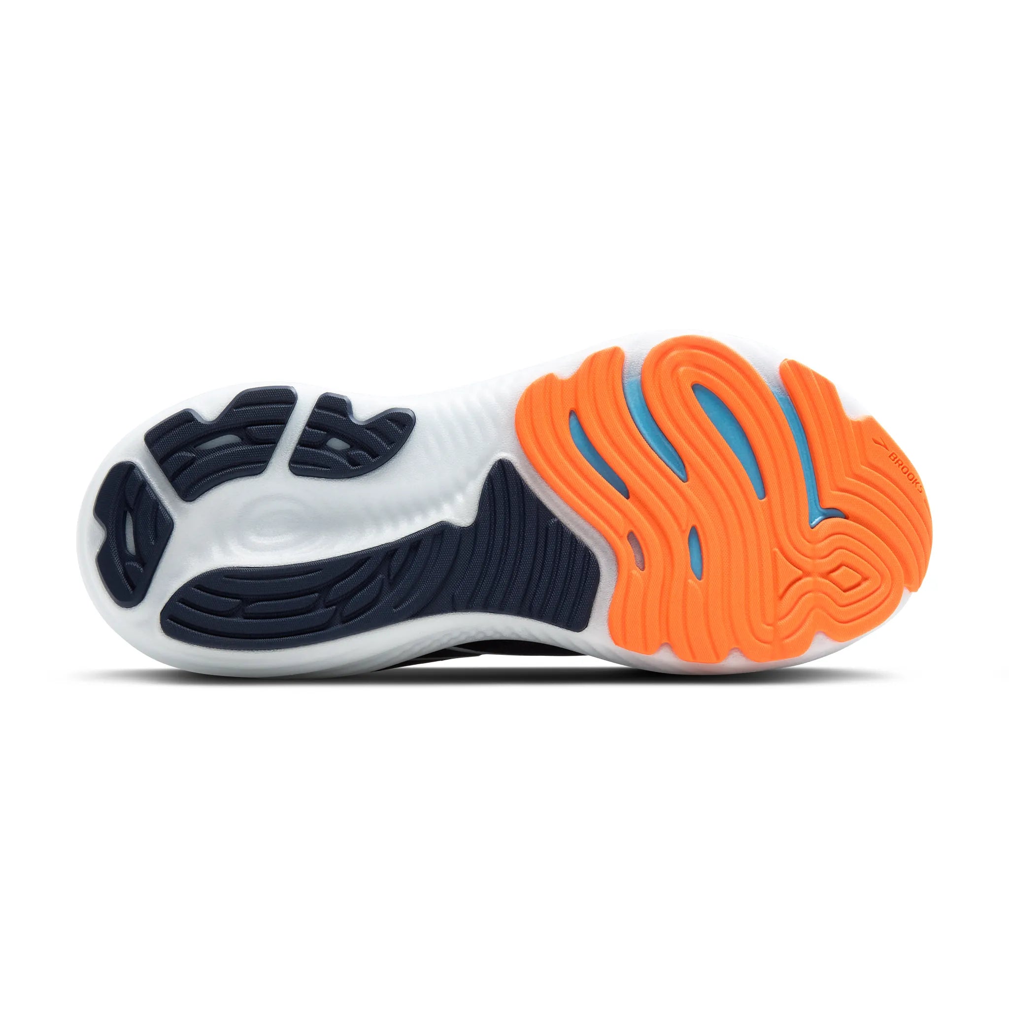 Men's - Brooks Glycerin GTS 22 - Peacoat/Blue Ribbon/Orange
