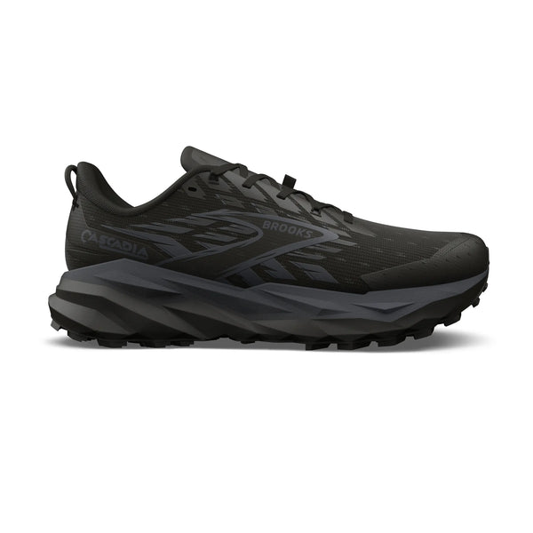 Men's - Brooks Cascadia 19 - Black/Black/Ebony