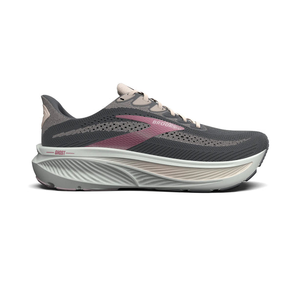 Women's - Brooks Ghost 17 - Poppy Seed/Pink/Bluewash