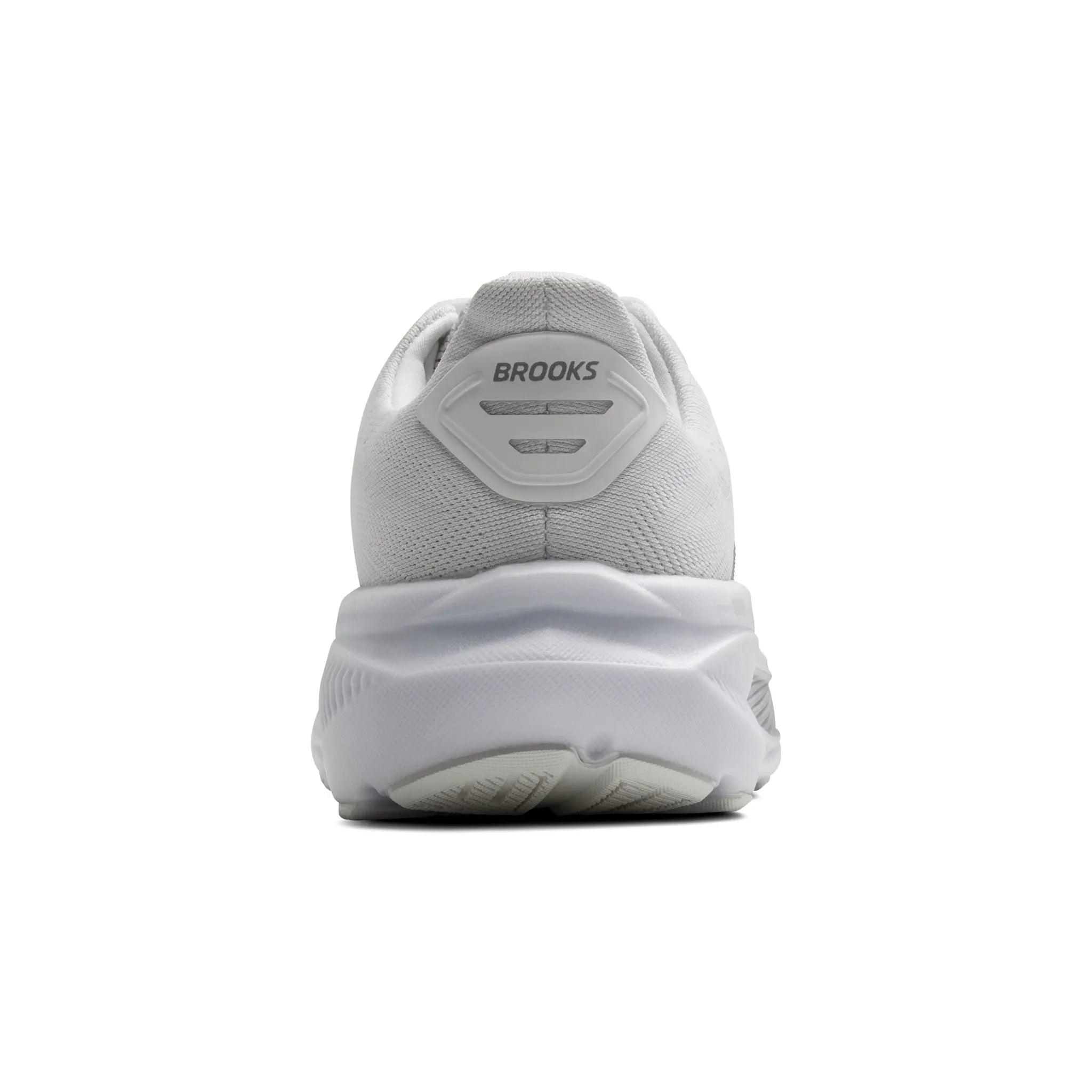 Women's - Brooks Ghost 17 - White/White/Grey
