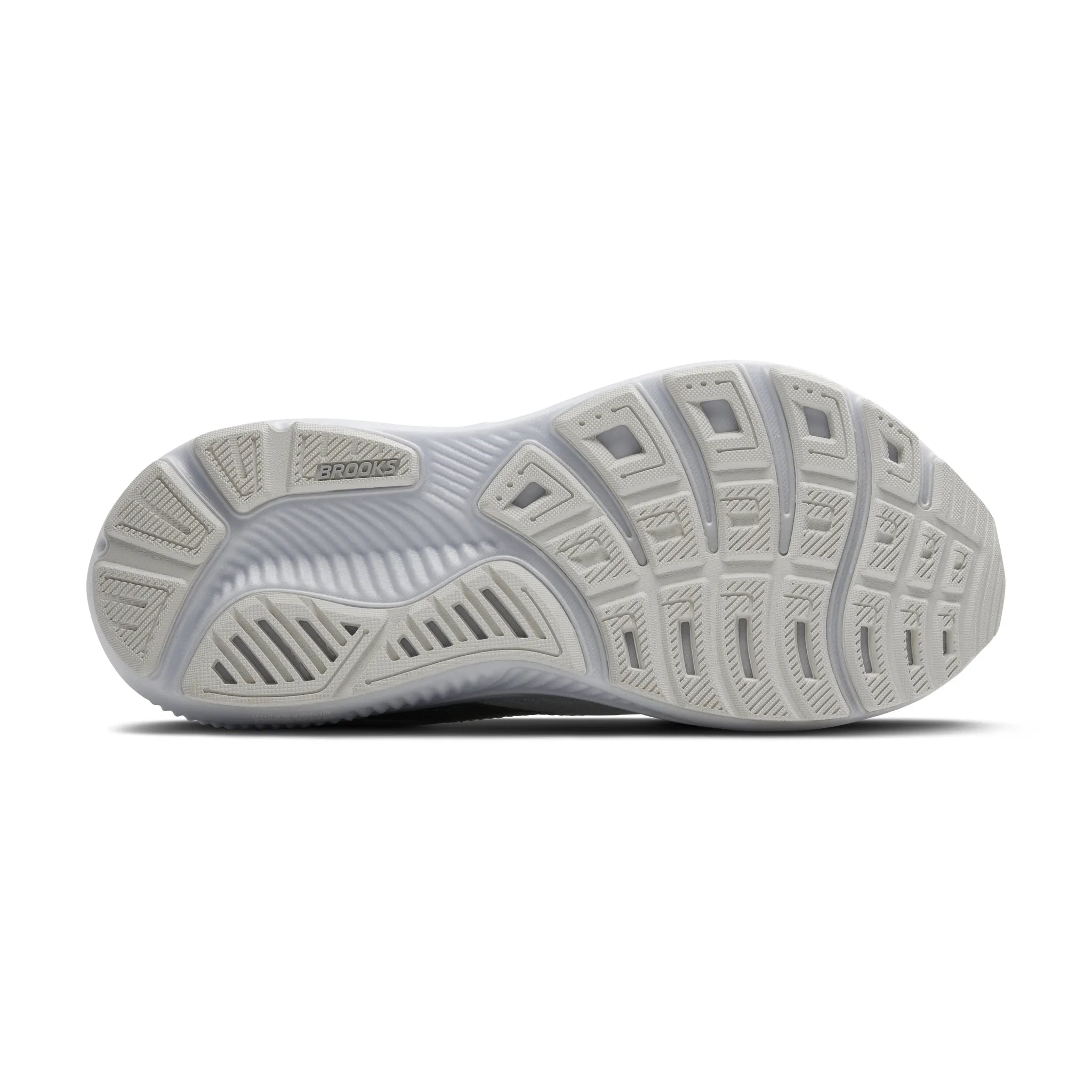 Women's - Brooks Ghost 17 - White/White/Grey