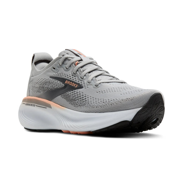 Women's - Brooks Adrenaline GTS 25 - Grey/Blackened Pearl/Coral